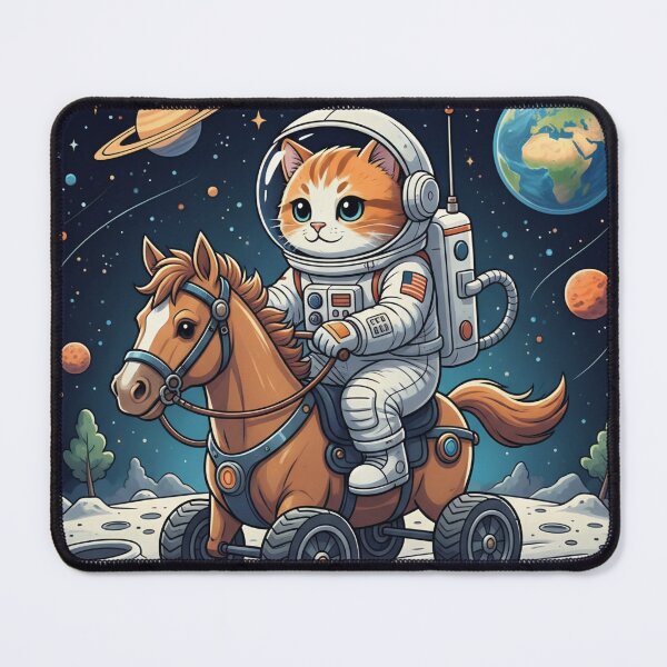Item preview, Astro-Cat on a Galactic Mechanical Pony designed and sold by JanRizz.