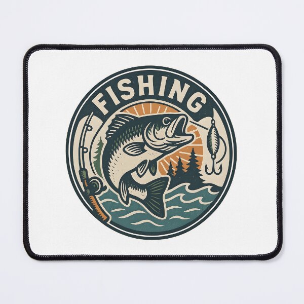 Item preview, Vintage Fishing – Retro Angler Logo designed and sold by Dax Studio.