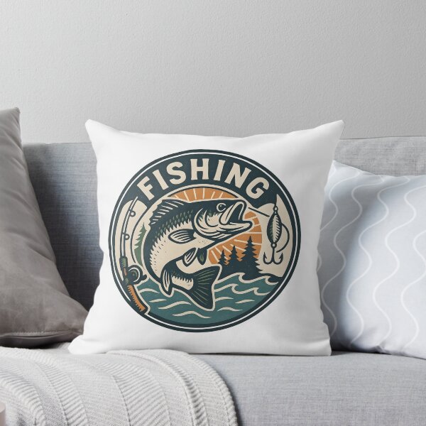 Item preview, Vintage Fishing – Retro Angler Logo designed and sold by Dax Studio.