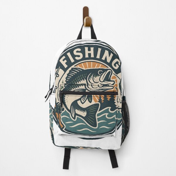 Item preview, Vintage Fishing – Retro Angler Logo designed and sold by Dax Studio.