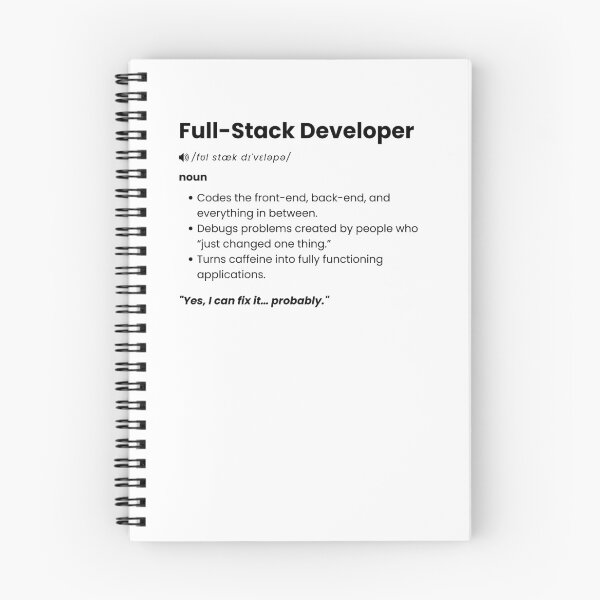 Item preview, Full-Stack Developer Definition | Funny Programmer Gift for Coders designed and sold by Yuli Club.