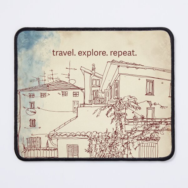 Item preview, travel. explore. repeat. Nice, France with antique background designed and sold by CHASAcreative.