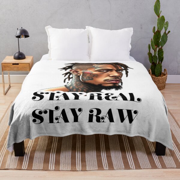 Item preview, Stay Real Stay Raw Tattooed Portrait Sticker designed and sold by Diamond-C.