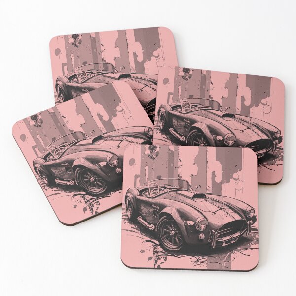Item preview, Shelby Cobra (1962-1967) - Black and white style designed and sold by MVDigitalArt.