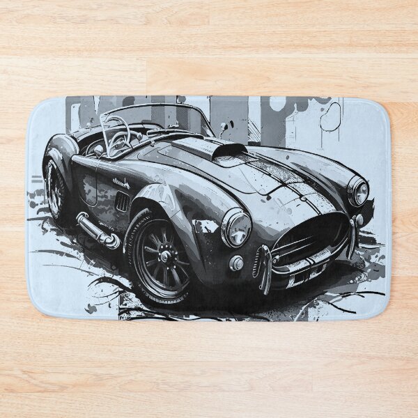 Item preview, Shelby Cobra (1962-1967) - Black and white style designed and sold by MVDigitalArt.