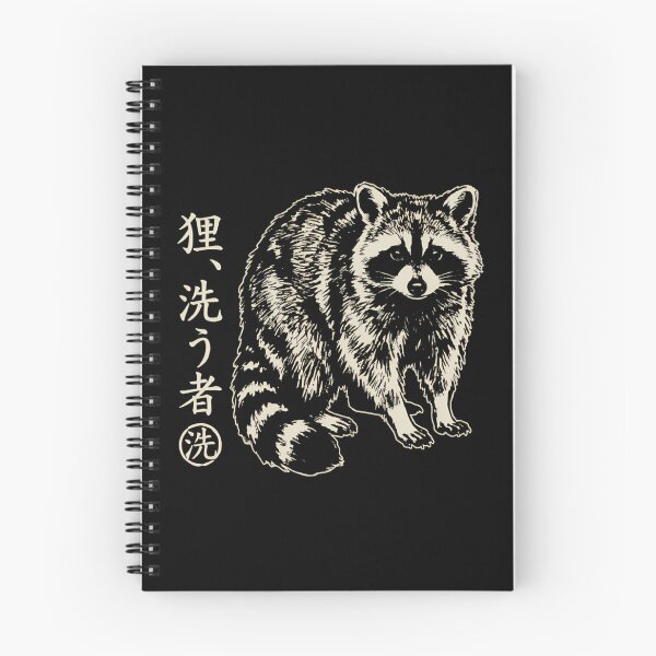 Item preview, Vintage Japanese Raccoon - The Washer Tanuki Sumi-e Art designed and sold by Mason-Pride.