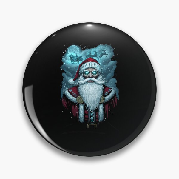 Item preview, zombie christmas Undead Santa Magical Dark Fantasy Christmas Art designed and sold by Uglyandcute.