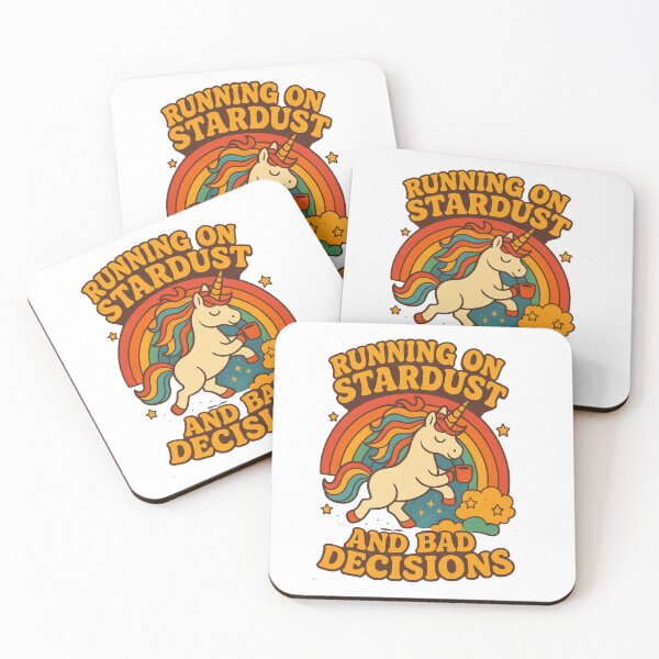 Item preview, Unicorn - Running on Stardust and Bad Decisions designed and sold by RickE.