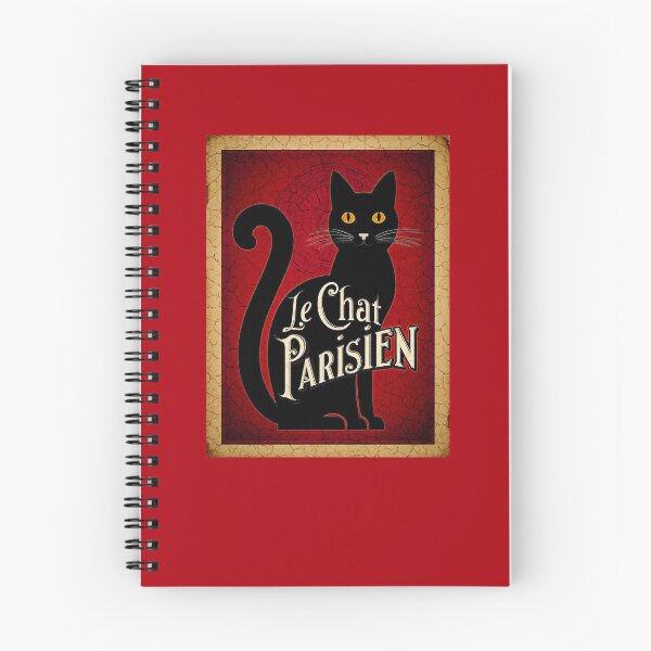 Item preview,  Le Chat Parisien — Vintage French Black Cat Poster designed and sold by FrancophileFun.