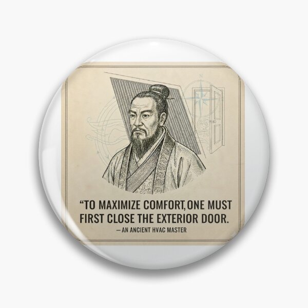 Item preview, The Ancient HVAC Master’s Comfort Maxim designed and sold by Mission Top-Secret Co..