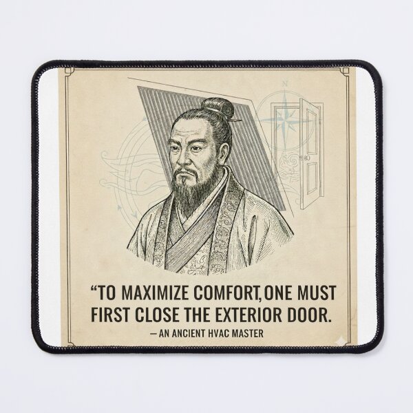 Item preview, The Ancient HVAC Master’s Comfort Maxim designed and sold by Mission Top-Secret Co..