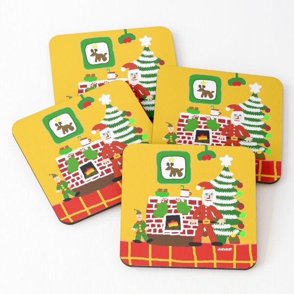 Item preview, HI54WINT Santa's Lodge designed and sold by ZaryaParx.