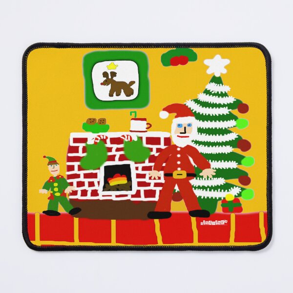 Item preview, HI54WINT Santa's Lodge designed and sold by ZaryaParx.