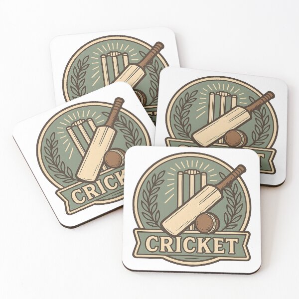Item preview, Vintage Cricket – Retro Bat & Ball Logo designed and sold by Dax Studio.