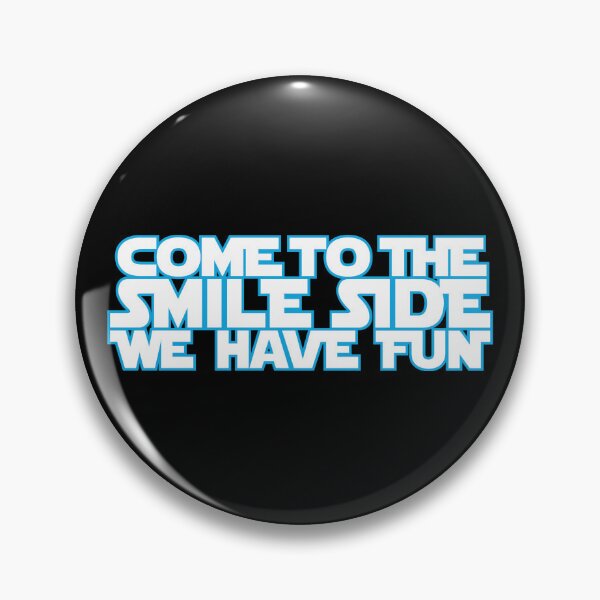 Item preview, Come to the smile side we have fun (blue white) designed and sold by hard2wear.