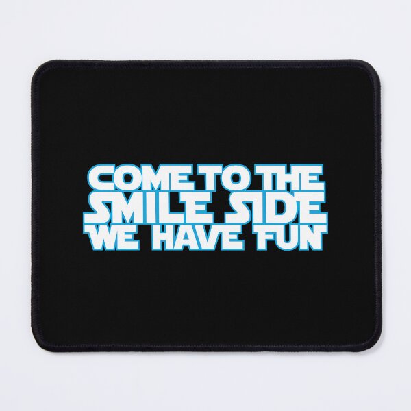 Item preview, Come to the smile side we have fun (blue white) designed and sold by hard2wear.