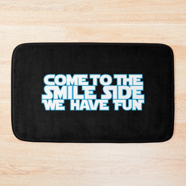 Item preview, Come to the smile side we have fun (blue white) designed and sold by hard2wear.