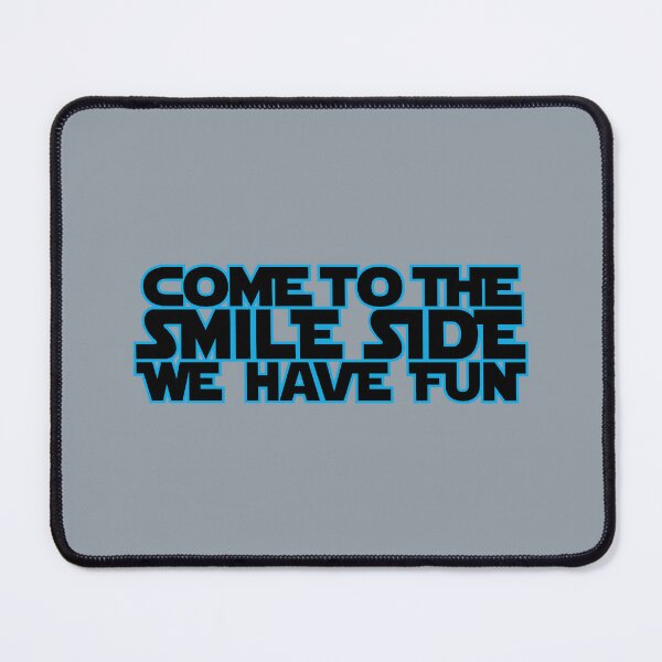 Item preview, Come to the smile side we have fun (blue black) designed and sold by hard2wear.