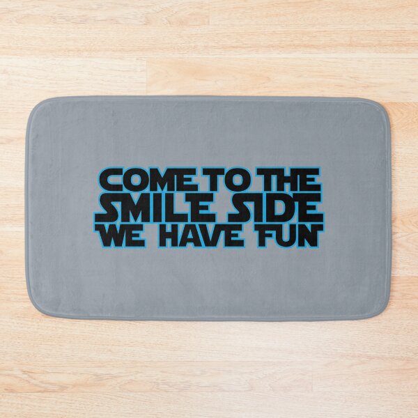 Item preview, Come to the smile side we have fun (blue black) designed and sold by hard2wear.