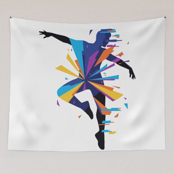 Item preview, Digital Dancer: Explosive Movement Abstract Wall Art designed and sold by MartinxMarie.