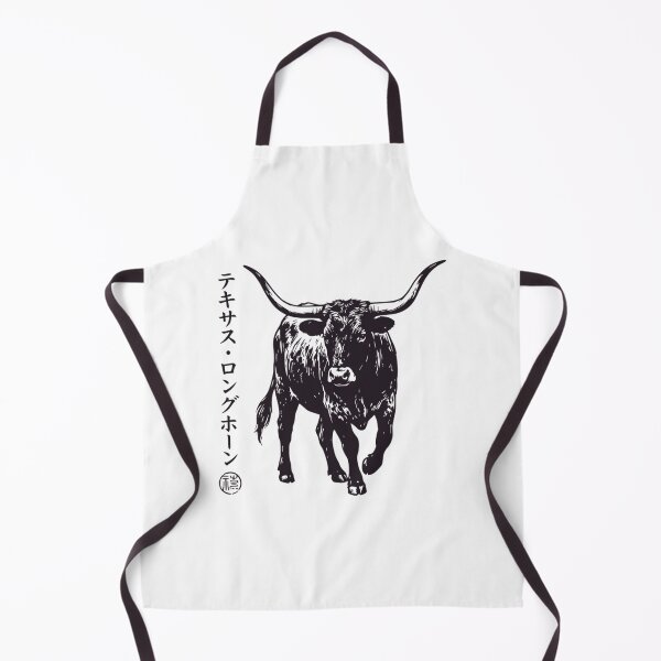 Item preview, Vintage Japanese Texas Longhorn - Western Cowboy Sumi-e Art designed and sold by Mason-Pride.