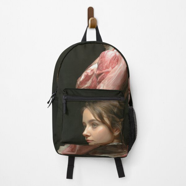 Item preview, Victorian Portrait of a Woman in a Surreal Meat Dress designed and sold by Shannon Hilson.