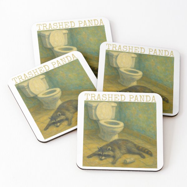 Item preview, Funny Raccoon In Bathroom  designed and sold by Idontwannaknow.