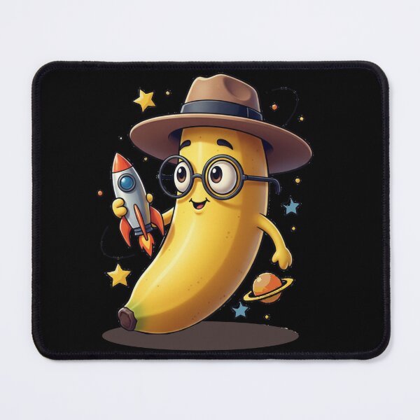 Item preview, Whimsical Banana Explorer Space Adventure Digital Art designed and sold by MartinxMarie.