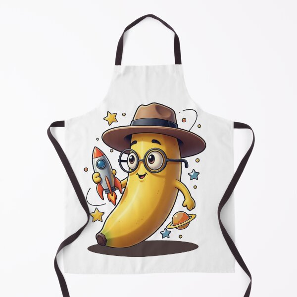 Item preview, Whimsical Banana Explorer Space Adventure Digital Art designed and sold by MartinxMarie.