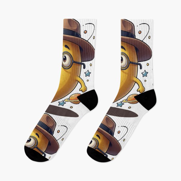 Item preview, Whimsical Banana Explorer Space Adventure Digital Art designed and sold by MartinxMarie.