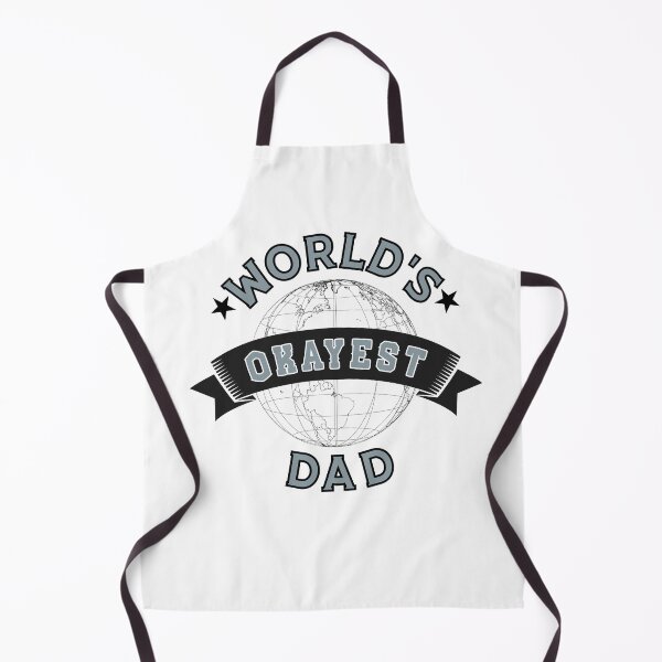 Item preview, WORLD'S OKAYEST DAD - In Blueish-Grey  designed and sold by Holy Coast Threads (Formerly ChristianFlower).