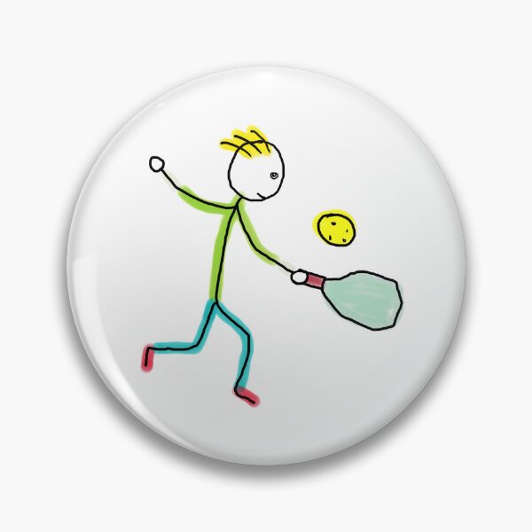 Item preview, Pickleball Stickman designed and sold by Mark-Ewbie.