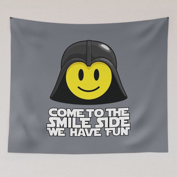 Item preview, Darth Smiley - Come to the smile side we have fun designed and sold by hard2wear.