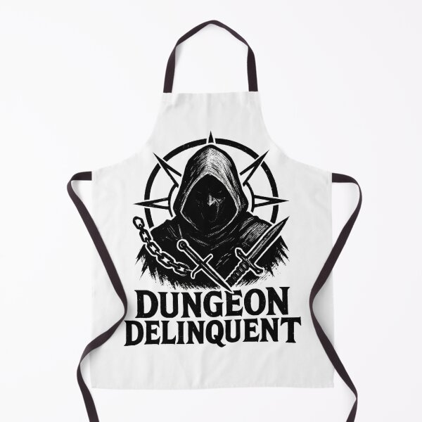 Item preview, Dungeon Delinquent – Gritty Rogue Fantasy Emblem designed and sold by FandomFunStudio.