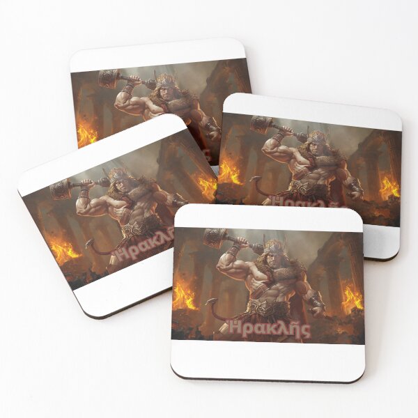Item preview, Heracles – Legendary Greek Hero | Mythology & Epic Fantasy Art designed and sold by GreennieArt.