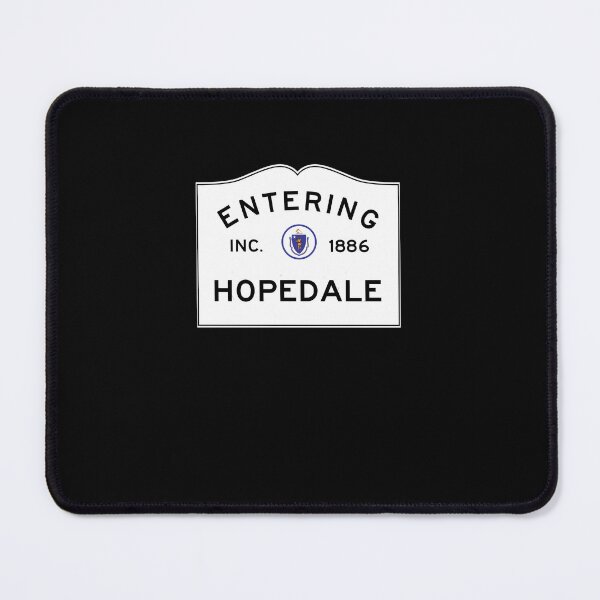 Item preview, Entering-Hopedale-Massachusetts---Commonwealth-Of-Massachusetts-Road-Sign designed and sold by MarieDoring.