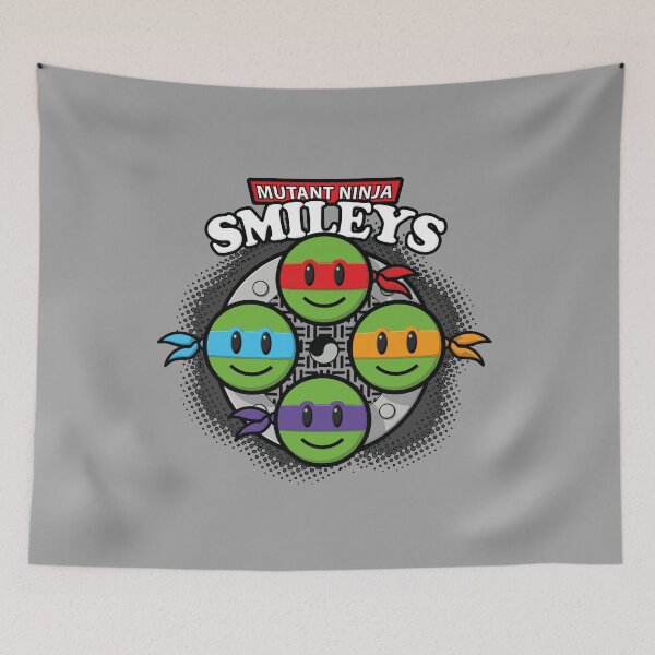 Item preview, Mutant Ninja Smileys designed and sold by hard2wear.
