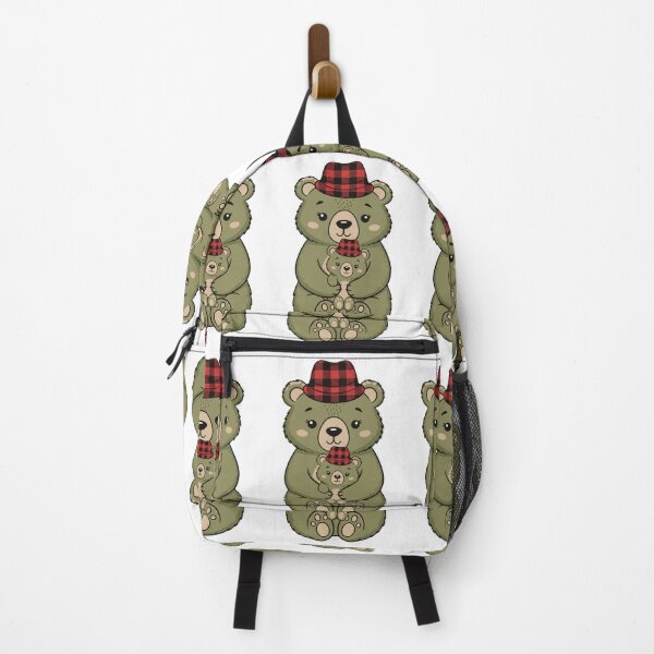 Item preview, Cozy Lumberjack Bear Family Portrait designed and sold by MartinxMarie.