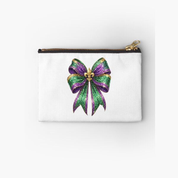 Item preview, Mardi Gras Coquette Glitter Bow, Carnival Shirt  designed and sold by OctonoteStudio.