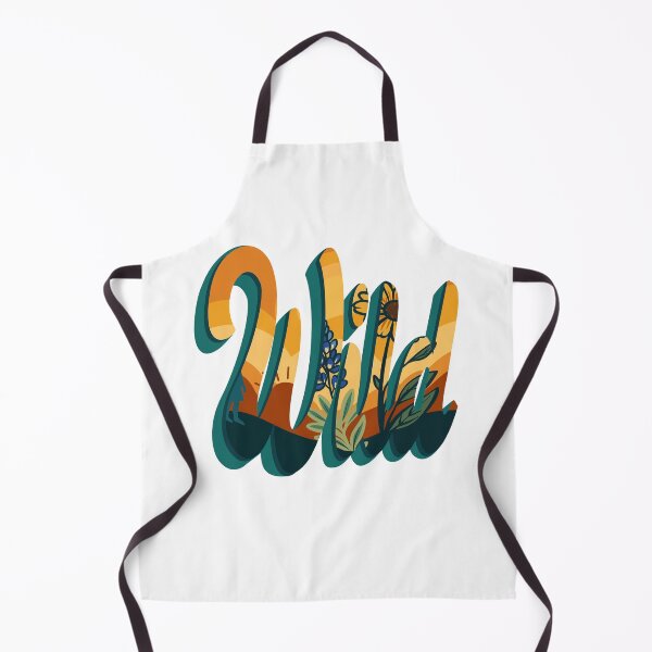 Item preview, Wild — Texas Desert Pop Hand-Lettered Illustration | Bluebonnet & Sunflower Art designed and sold by ElectricMarfa.