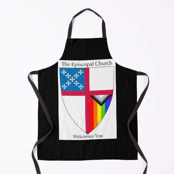 Item preview, Episcopal-Church-Shield-With-Progressive-Pride-Flag-Vertical-Rainbow---Welcomes-You-2 designed and sold by BatshCamar.