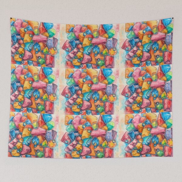 Item preview, Colorful Geometric Abstraction Shapes designed and sold by Modern-Tropical.