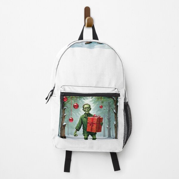 Item preview, zombie christmas Cute Christmas Zombie Carrying Gifts Holiday Art designed and sold by Uglyandcute.