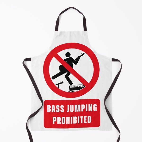 Item preview, Bass Jumping Prohibited designed and sold by Cybercyde Studios.