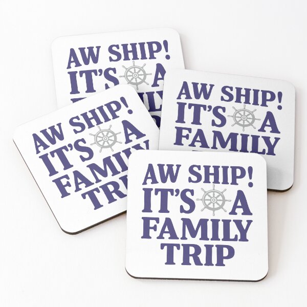 Item preview, Aw Ship! It's a Family Trip, Family Cruise, Family Vacation designed and sold by CloudyPress.