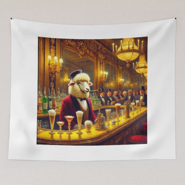 Item preview, Sheepism - A Bar at the Woolies-Baaa-gère designed and sold by Thpoar.