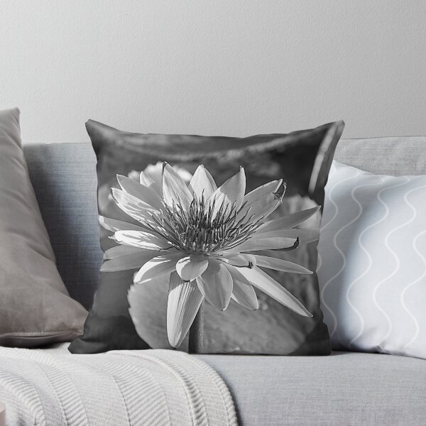 Item preview, Water Lily BW designed and sold by WrightDesignsUS.