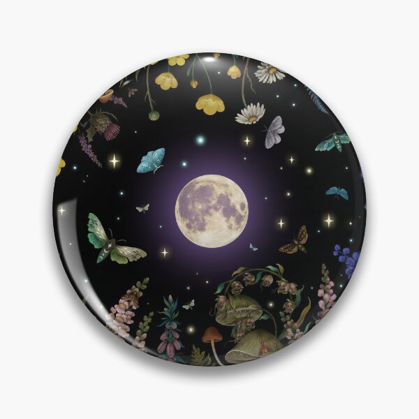 Item preview, Night garden with moonlight designed and sold by episodicDrawing.
