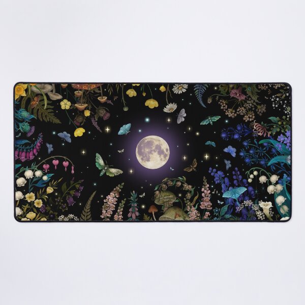 Item preview, Night garden with moonlight designed and sold by episodicDrawing.