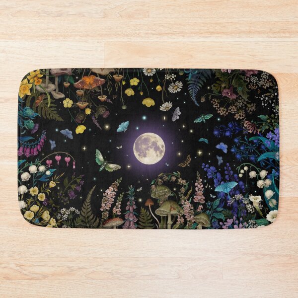 Item preview, Night garden with moonlight designed and sold by episodicDrawing.